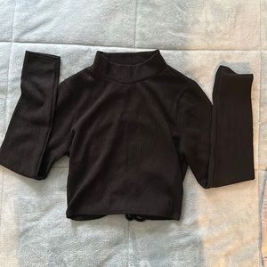 Madewell Crop Open Back sweater